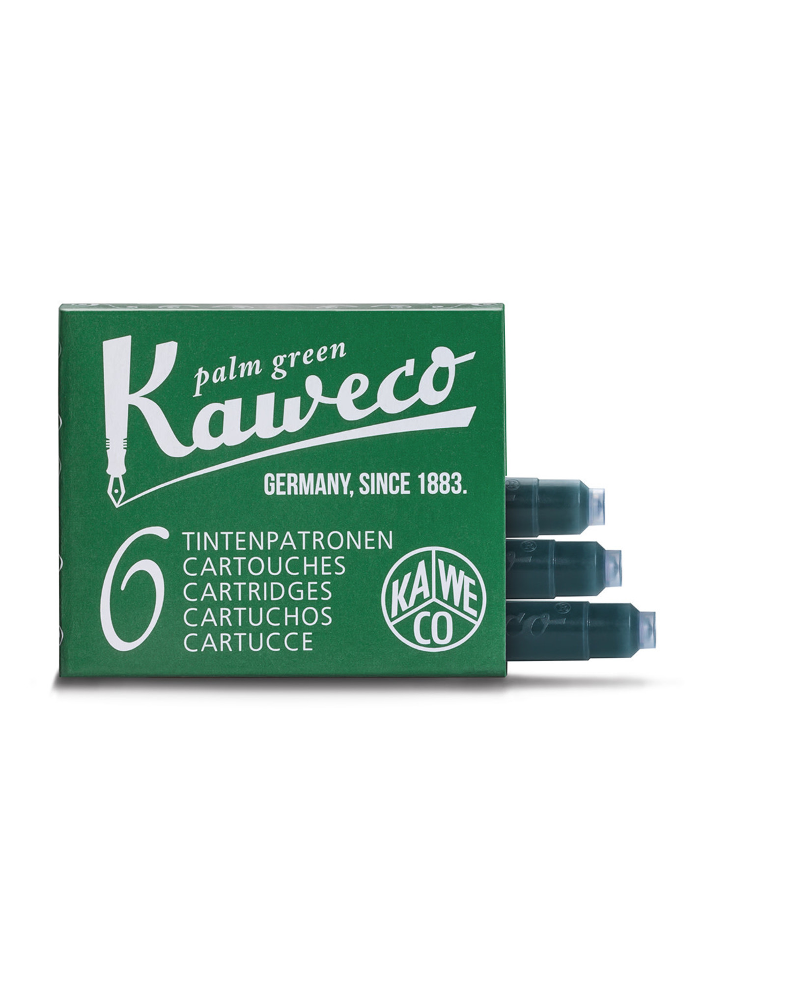Kaweco Kaweco Ink cartridges - Palm Green - 6-pack