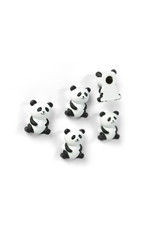 Interhal Retail Magneet Panda - 5st - Zwart/Wit