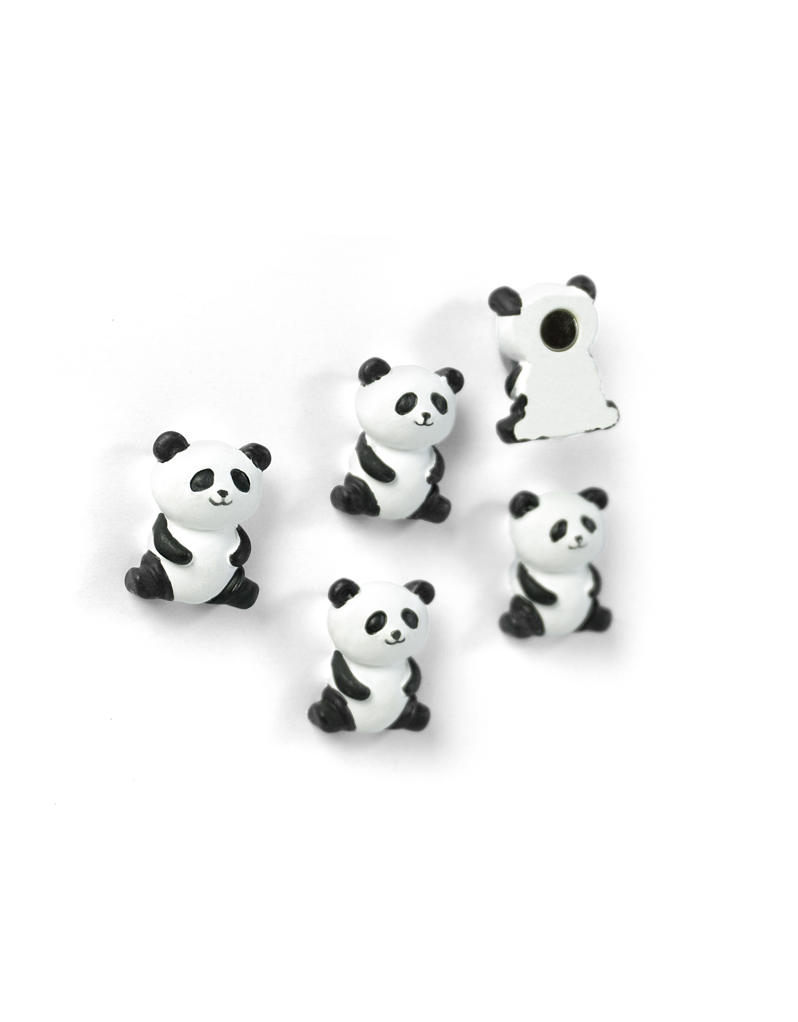 Interhal Retail Magneet Panda - 5st - Zwart/Wit