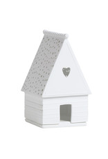 Raeder Lichthuisje S - Peperkoekenhuisje met Hartje - 8 x 8 x 13,5 cm