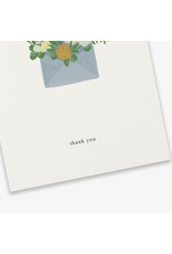 Kartotek Wenskaart - Flower Envelope - Dubbele kaart en Enveloppe - A6