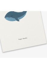 Kartotek Wenskaart - Whale - Dubbele kaart en Enveloppe - A6