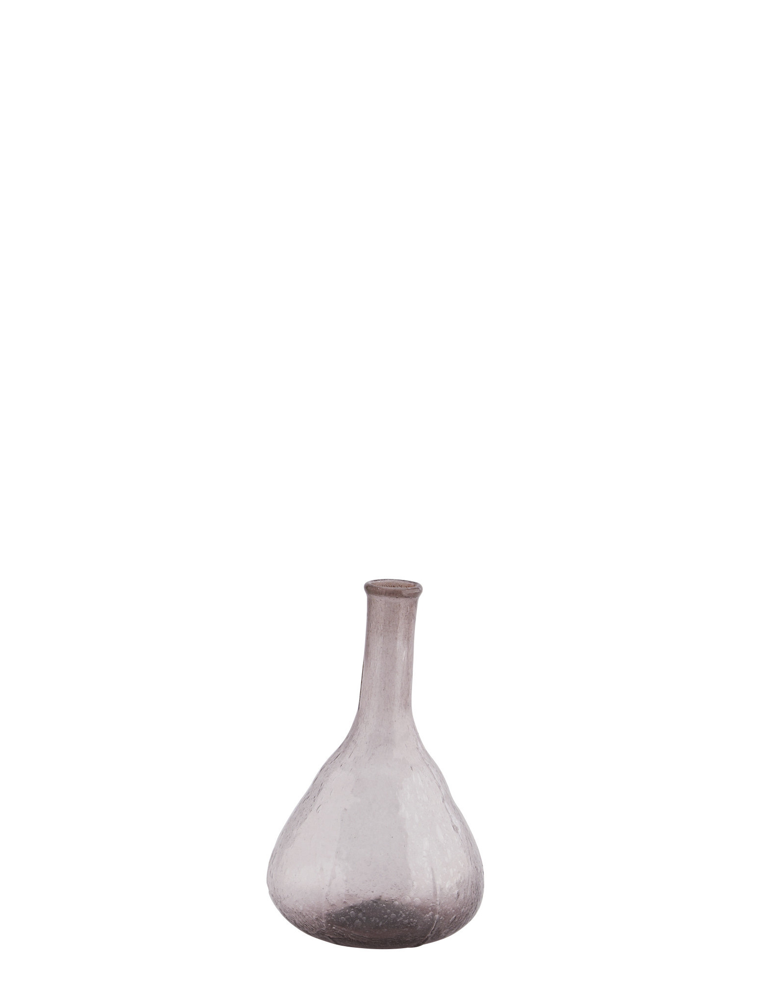 Madam Stoltz Glazen Vaas - Lilac - Ø 11 x H 19 cm