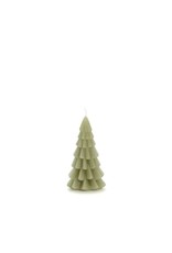 Rustik Lys Kaars - Kerstboom S - Eucalyptus - 6,3 x 12 cm