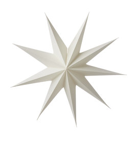 Bungalow Paper Star Light, Mala - Wit - 60cm