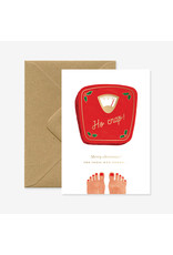 All The Ways to Say Wenskaart - Kerst - Xmas Ho Crap - envelop - Dubbele kaart + Envelop - 11,5 x 16,5 - Blanco