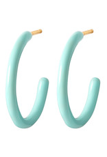 Lulu Copenhagen Oorbel Hoop M - Mint - Single - 2cm