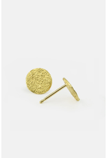 Studio MHL Oorbel MHL - Medium Foil Disc, Ø 9,5cm - Goud - Verguld 18K