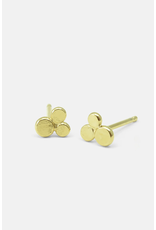 Studio MHL Oorbel MHL - Three Dots, Ø 3,5mm - Goud - Verguld 18K