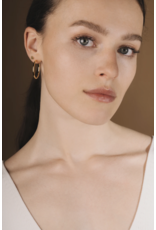 Studio MHL Oorbel MHL - Three Dots, Ø 3,5mm - Goud - Verguld 18K