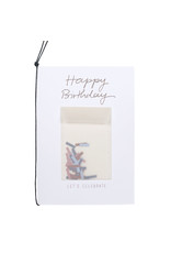 Raeder Wenskaart - Happy Birthday, Kleurrijk - Dubbele kaart met envelop