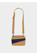 Susan Bijl Bum Bag S,  Camel & Navy - 13 x 18,5 x 6,5 cm