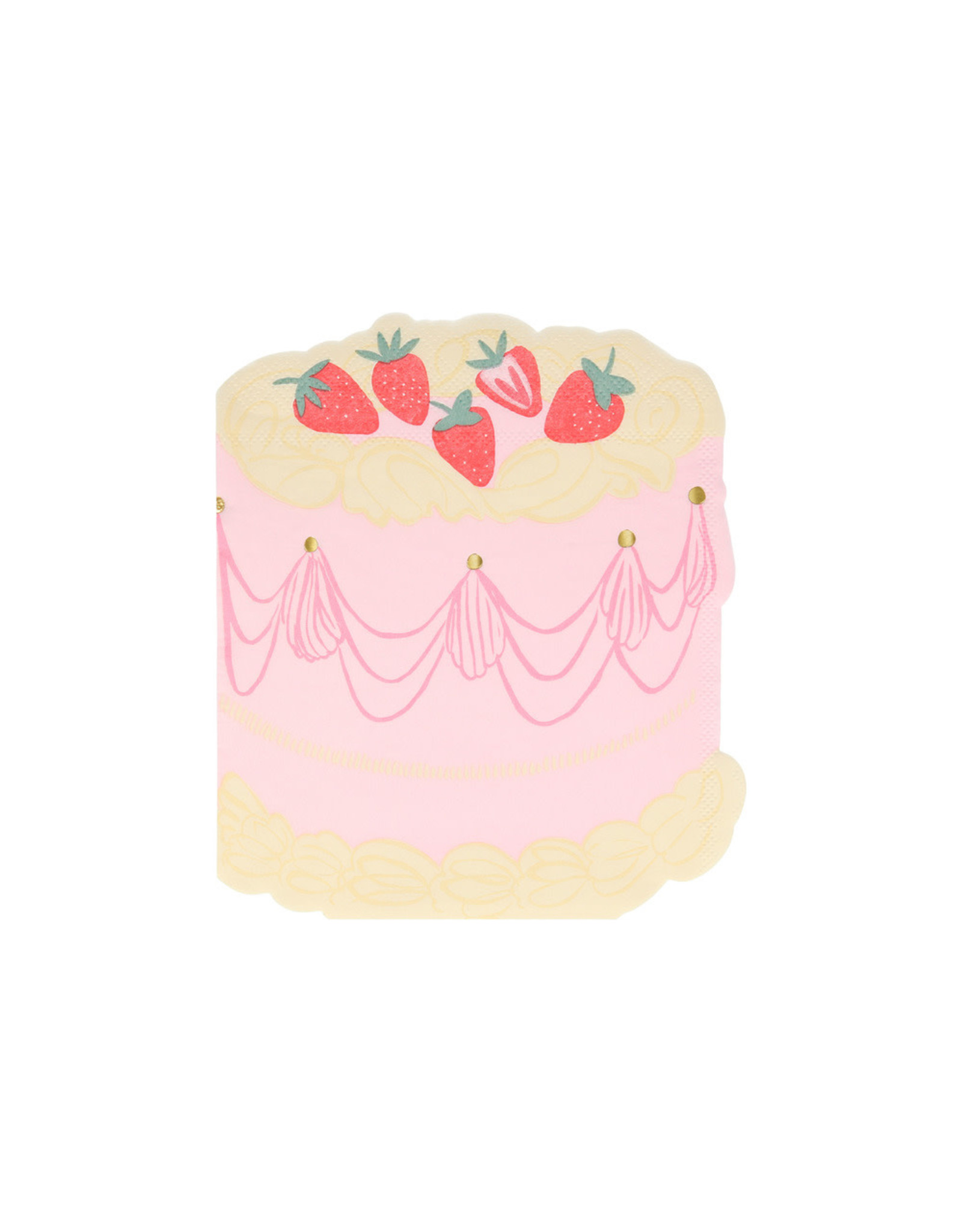 Meri Meri Servetten - Pink Cake - 14 x 16,5 cm - 16st