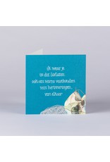 Symposion Wenskaart - Ik wens je in dit loslaten - Dubbele kaart + Enveloppe