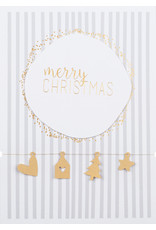 Raeder Wenskaart - Christmas hanger - Dubbele kaart + Envelop
