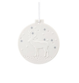 Raeder Hanger Porselein - Reindeer - Ø 6 cm