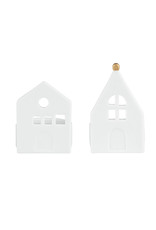 Raeder Lichthuisje mini - Guesthouse en Dreamhouse - 2 stuks - 6,5 x 6 x 9 cm