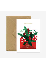 All The Ways to Say Wenskaart - Kerst - Xmas Best Wishes Envelop - Dubbele kaart + Envelop