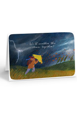 Reddish Design Wenskaart - Storm Toether Grief - Dubbele kaart + Envelope - 10 x 15cm