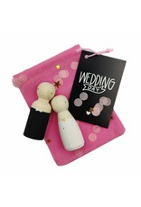 Sweet Petite Jolie Trouwpoppetjes met cadeauzakje