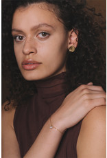 Studio MHL Armband MHL - 3 Zoetwaterparels - Goud - Verguld 18K