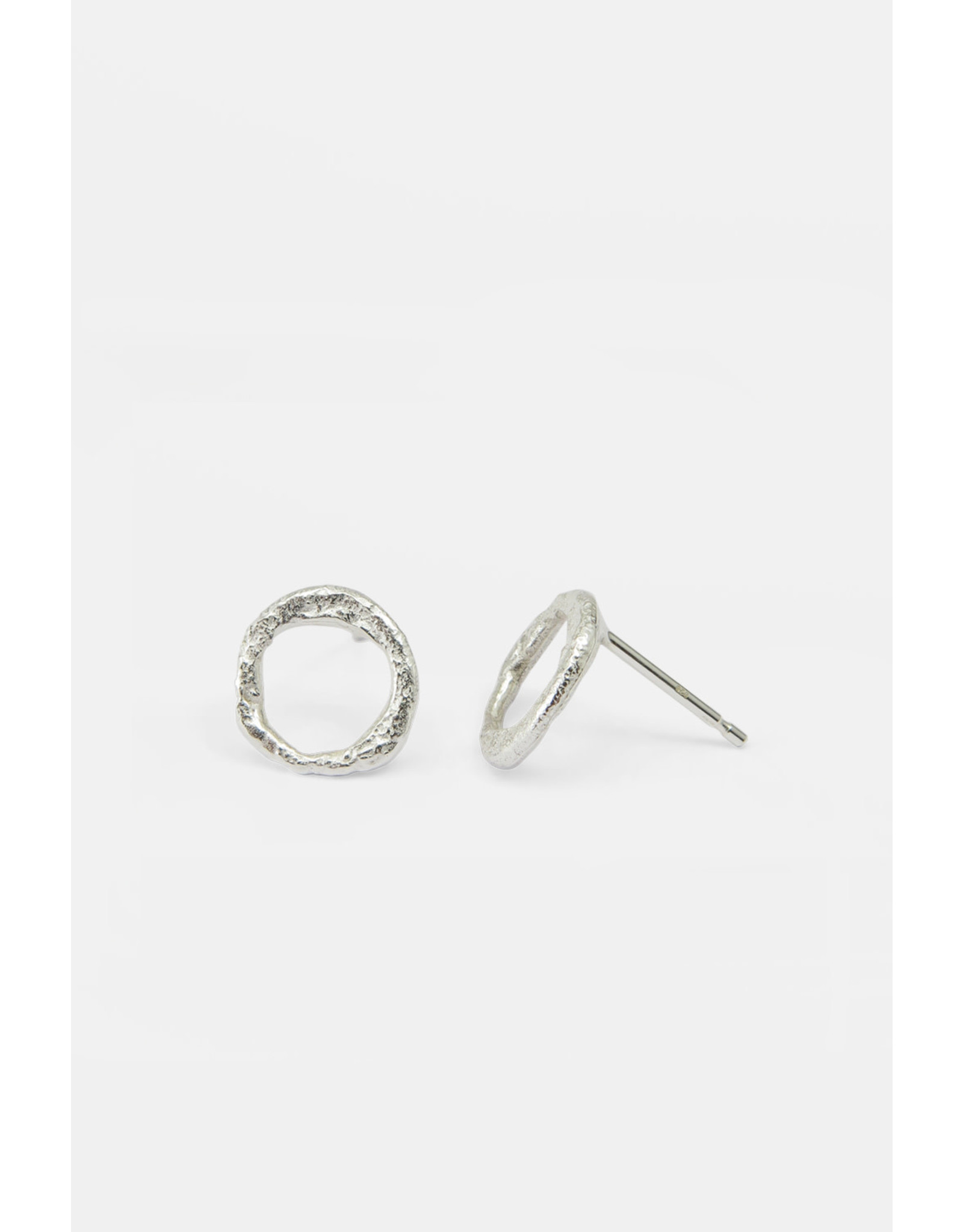 Studio MHL Oorbel MHL - Melted Circles - Zilver925