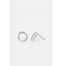 Studio MHL Oorbel MHL - Melted Circles - Zilver925