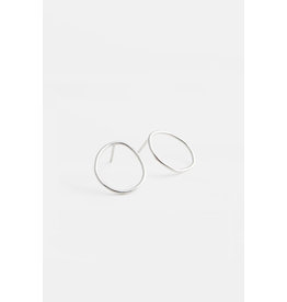 Studio MHL Oorbel MHL - Ovaal van draad, S - Zilver925