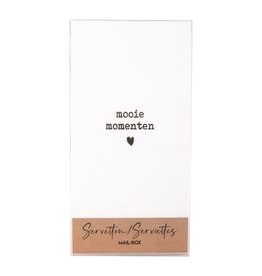 Mail-Box Servetten - Mooie Moment - 20 x 10 cm - 15st