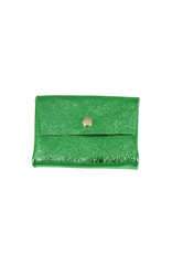 Les Cleias Dubbele Portemonnee - Emerald Green - 10 x 7 cm