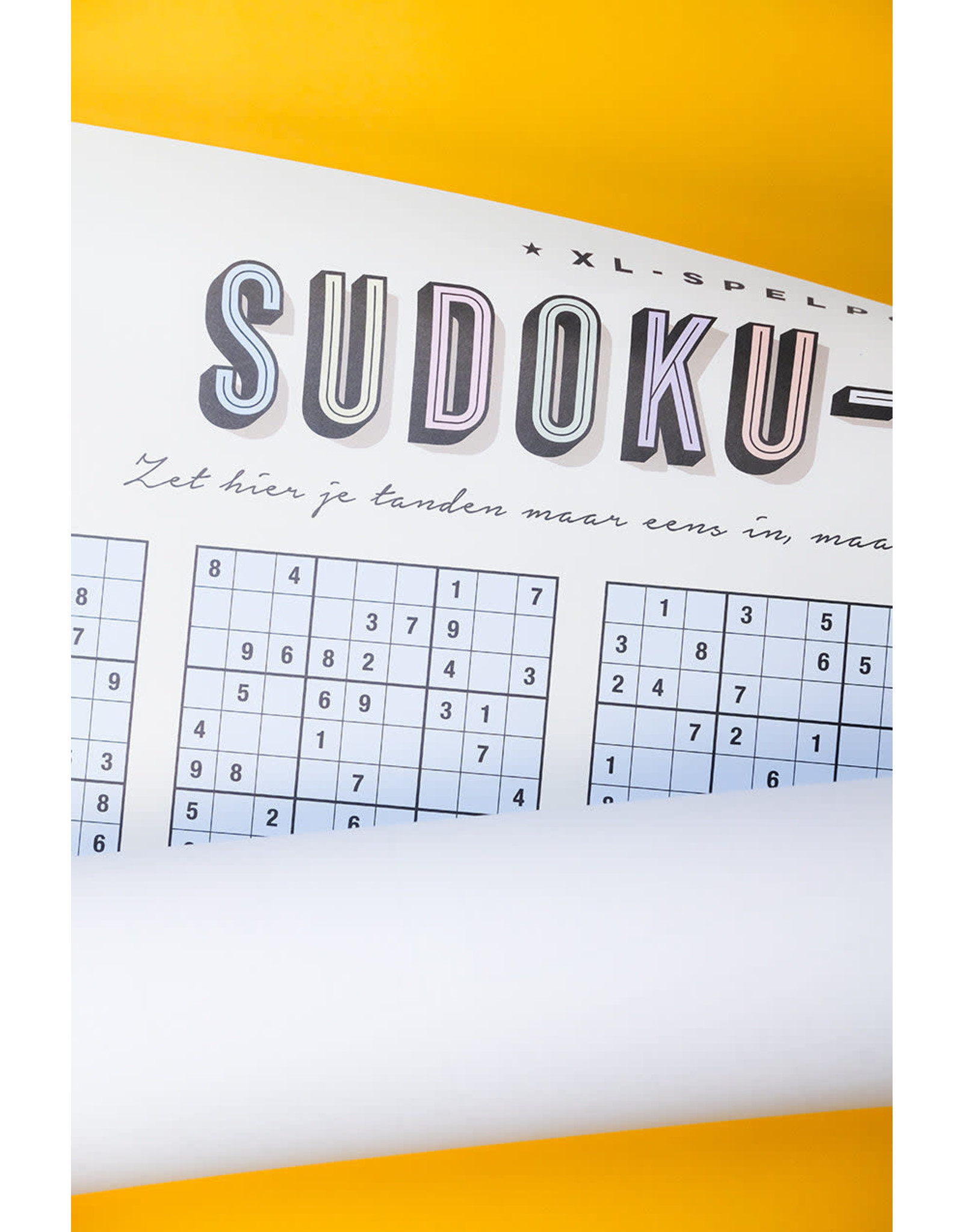 Stratier Spelposter XL - Sudoku - Mania