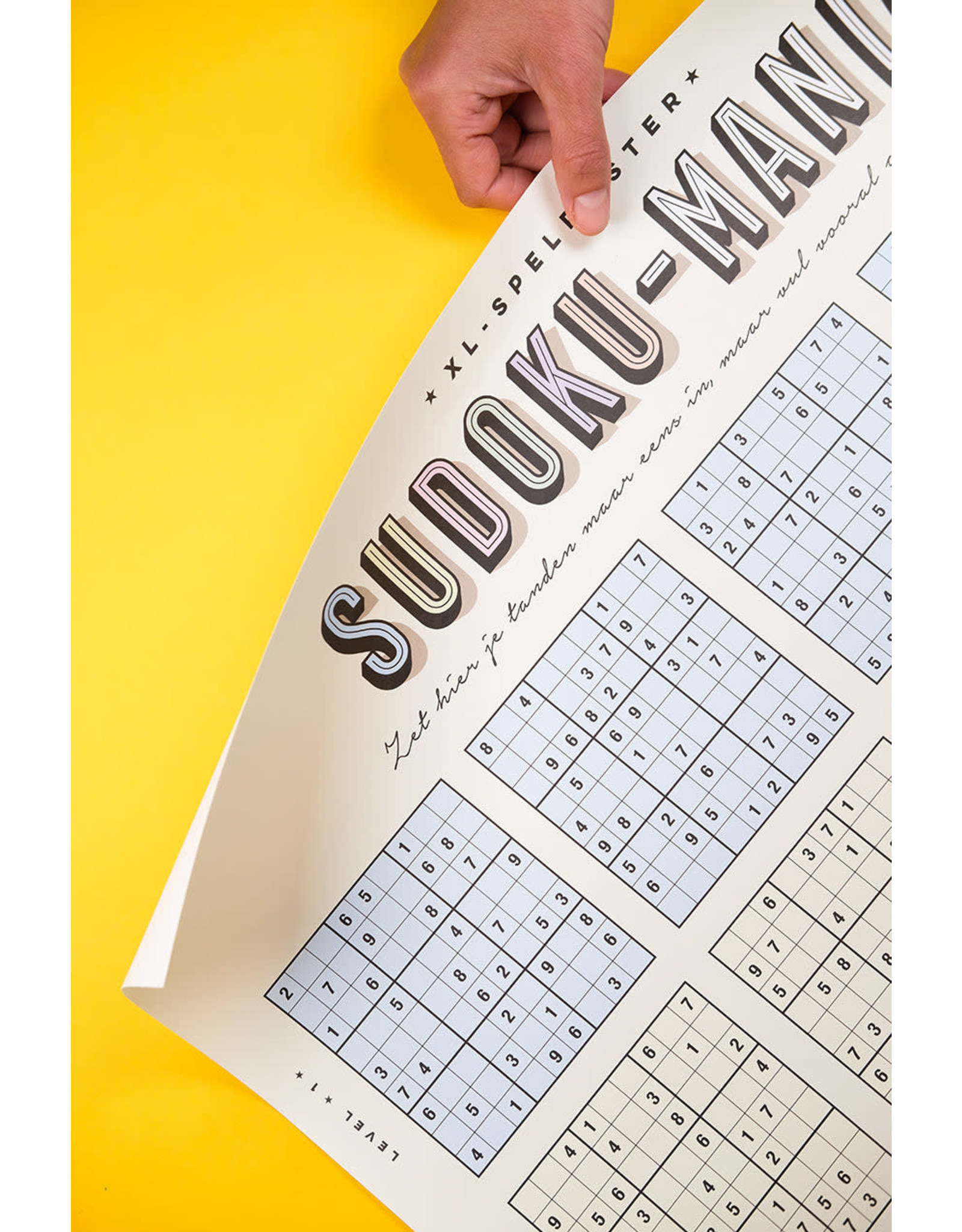 Stratier Spelposter XL - Sudoku - Mania