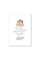 Eat Mielies Wenskaart - Fish under the tree bro - Dubbele kaart + Envelop