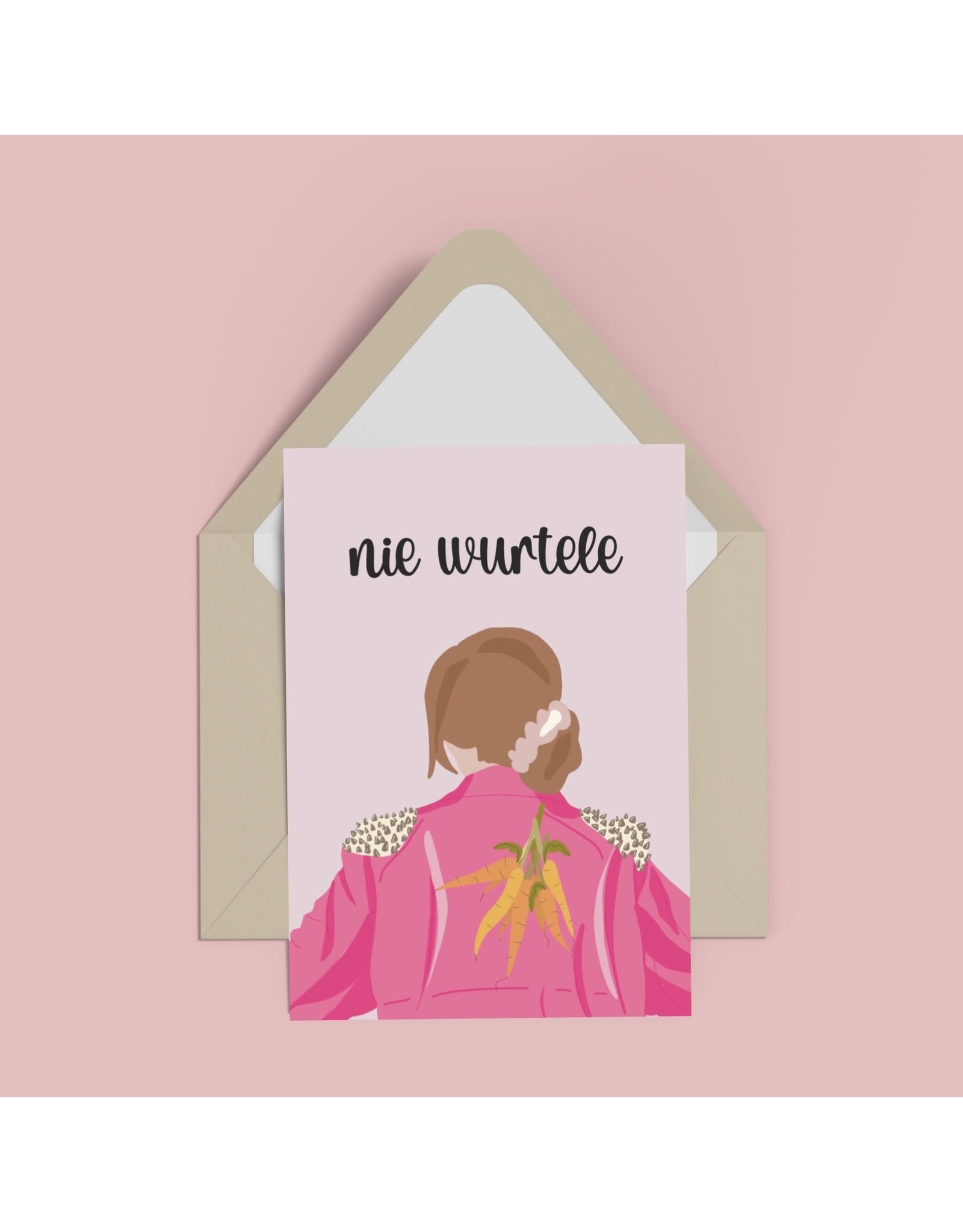 Atelier Moomade Wenskaart - Nie wurtele - Postkaart + Envelop