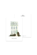 Leo La Douce Wenskaart - Herenhuis, new home - Postkaart + Envelope
