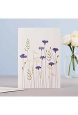 Eloise Hall Wenskaart - Cornflowers & Daisies  - Dubbele Kaart + Envelop