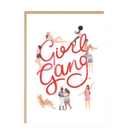 Jade Fisher Wenskaart - Chissie, Girl gang - Dubbele kaart + Envelop