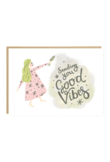 Jade Fisher Wenskaart - Glinda, Good vibes - Dubbele kaart + Envelop