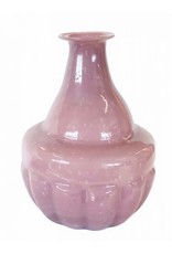 De weldaad Vaas Opaline - Roze - 11 x 11 x 15 cm