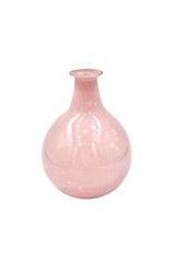 De weldaad Vaasje Opaline -  Roze, gerecycled glas - 10 x 10 x 10 cm