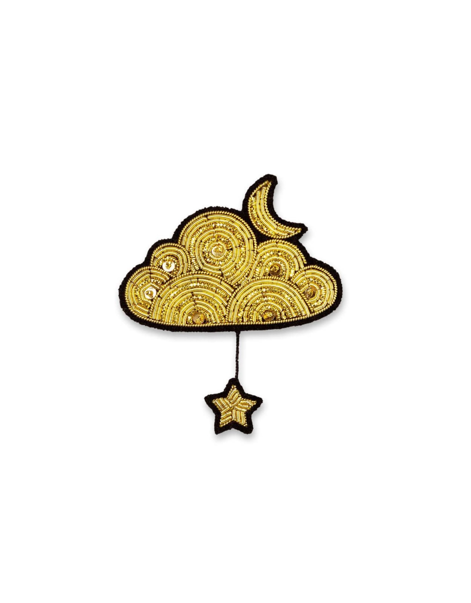 Macon et Lesquoy Broche - Gouden Wolk met Ster