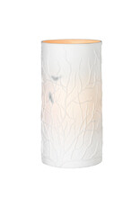 Raeder Lamp Cilinder met takken en Twee vogels - Ø 11 x 22 cm