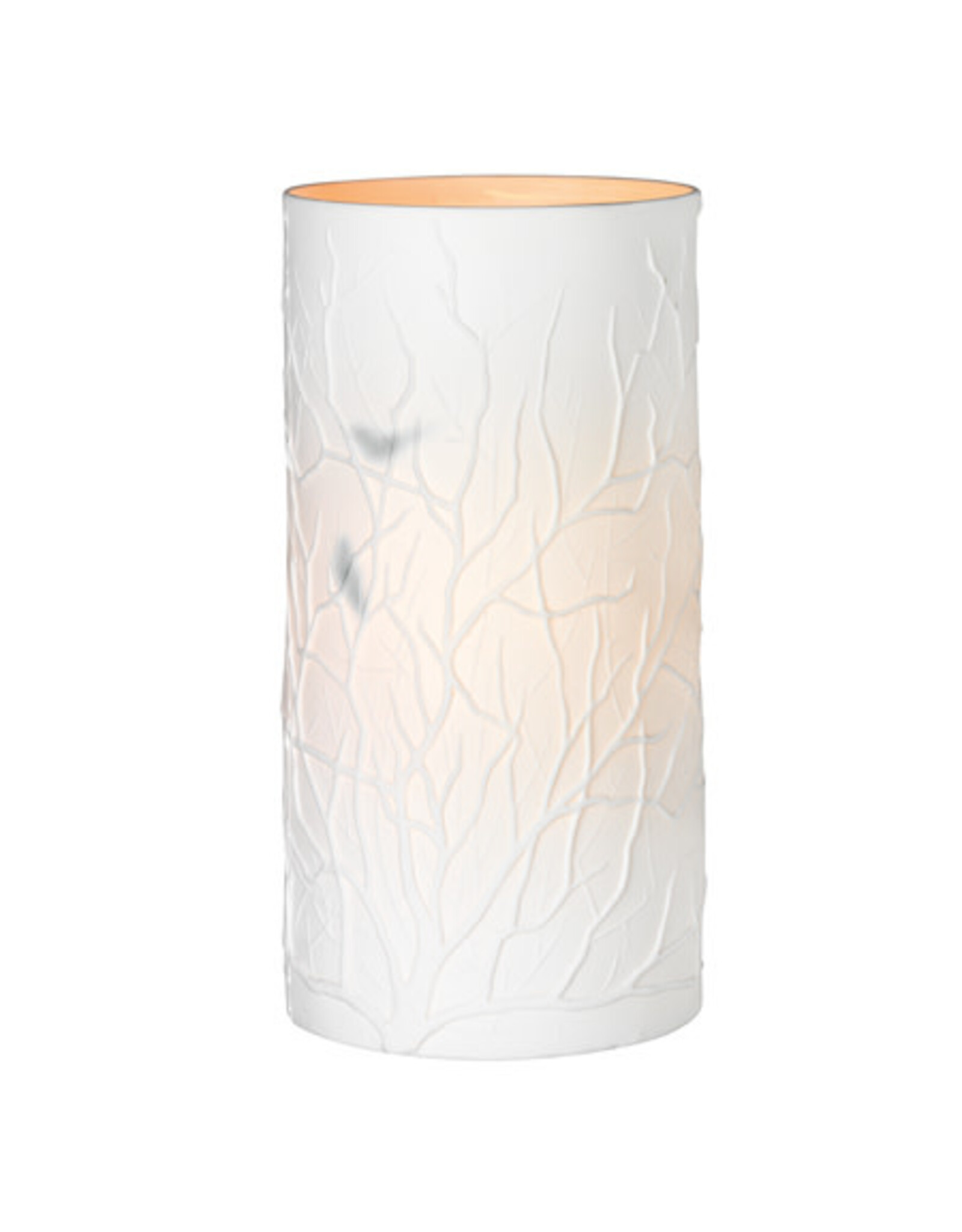 Raeder Lamp Cilinder met takken en Twee vogels - Ø 11 x 22 cm