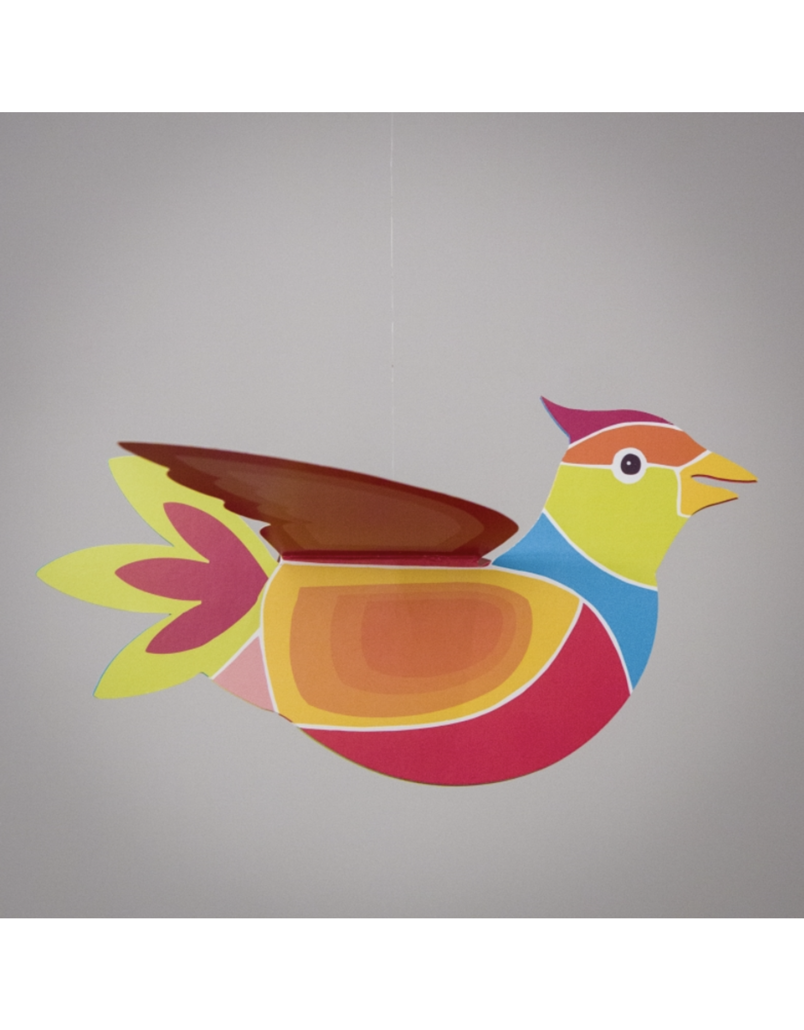 Symposion Wenskaart - Geluksvogel, blij voor jou - 3D kaart + Envelop