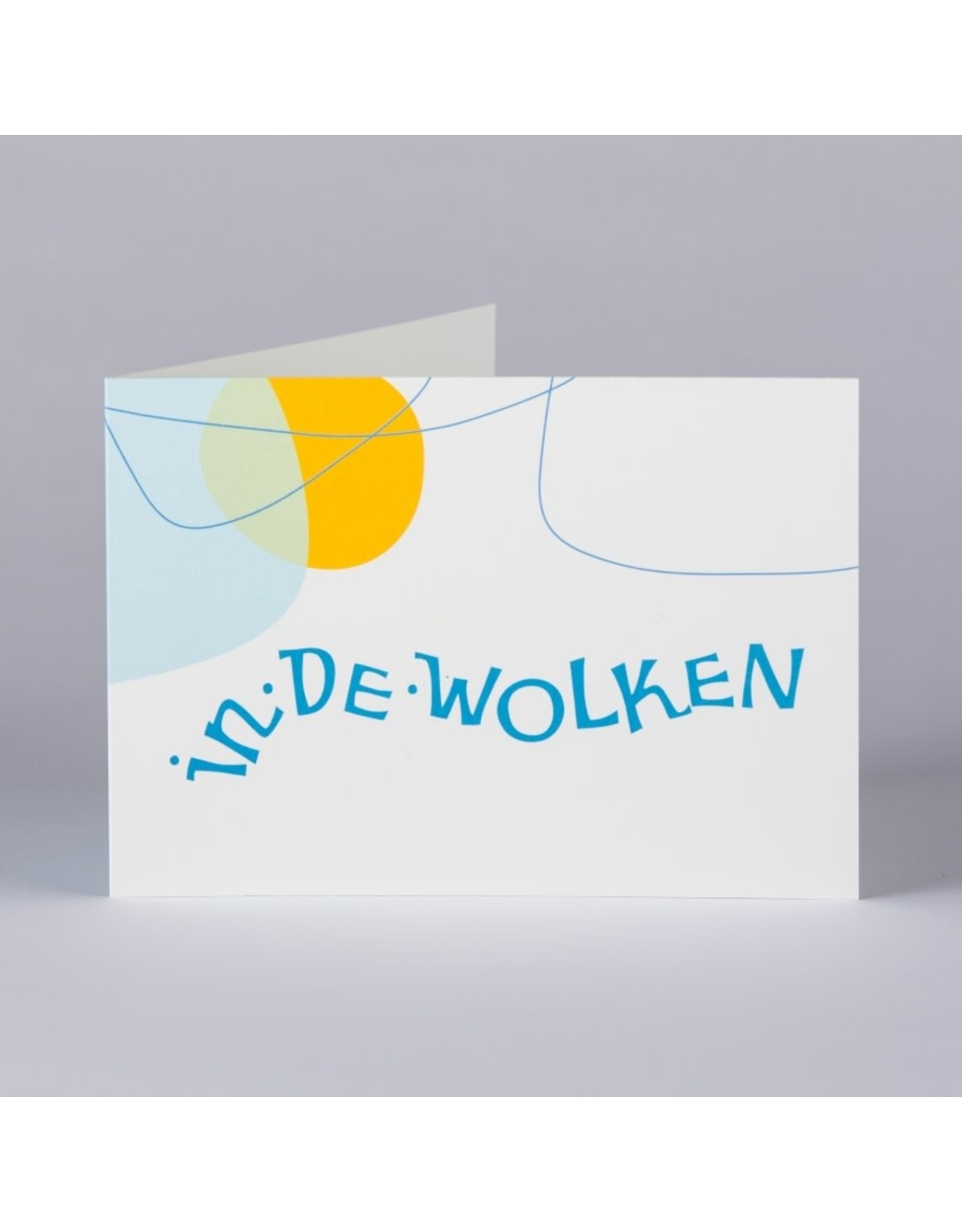 Symposion Wenskaart - In de wolken - Dubbele kaart + Envelop