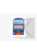 Typealive Wenskaart - Jackpot Dad - Postkaart + Envelop