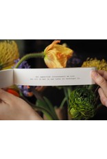 Ruth Van de Steene Boekje ‘Gulzig’ - Het begin is altijd gulzig - 3,5 x 19 cm - Met 89 schrijfsels