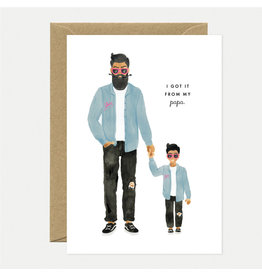 All The Ways to Say Wenskaart - Papa Son - Dubbele kaart + Envelop