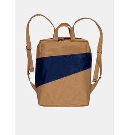 Susan Bijl Backpack, Camel & Navy - One size