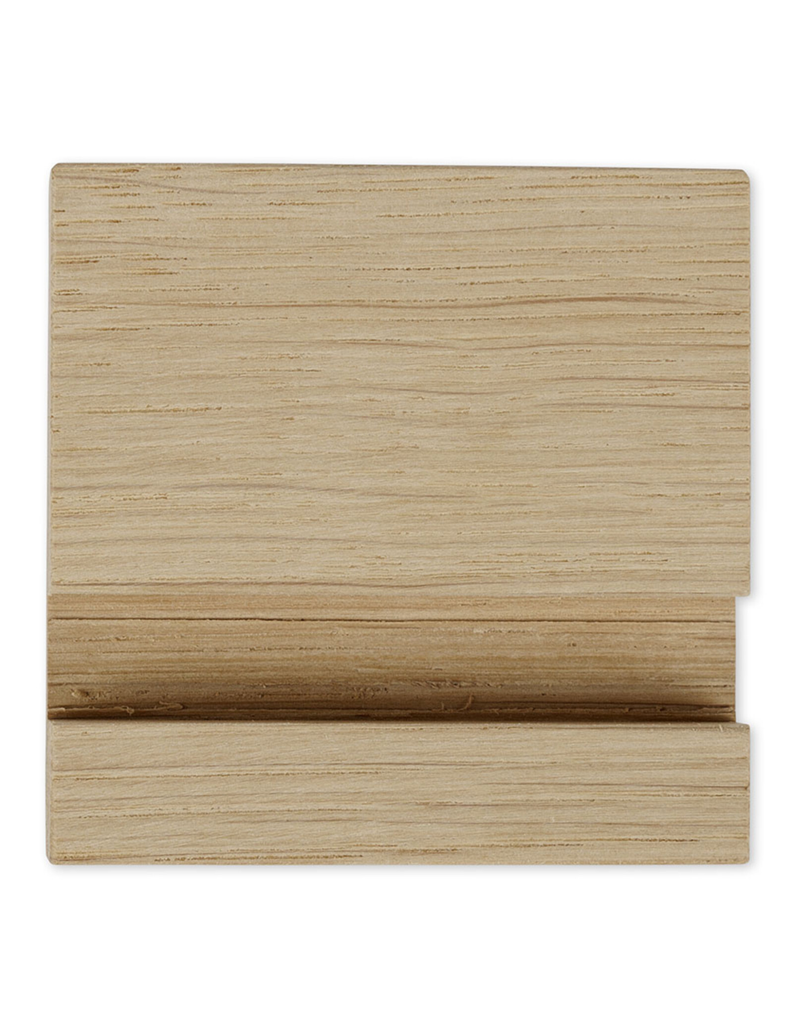 Storytiles Houder - 6,5 x 6,5 x 1,5 cm - Duurzaam eikenhout - One size fits all